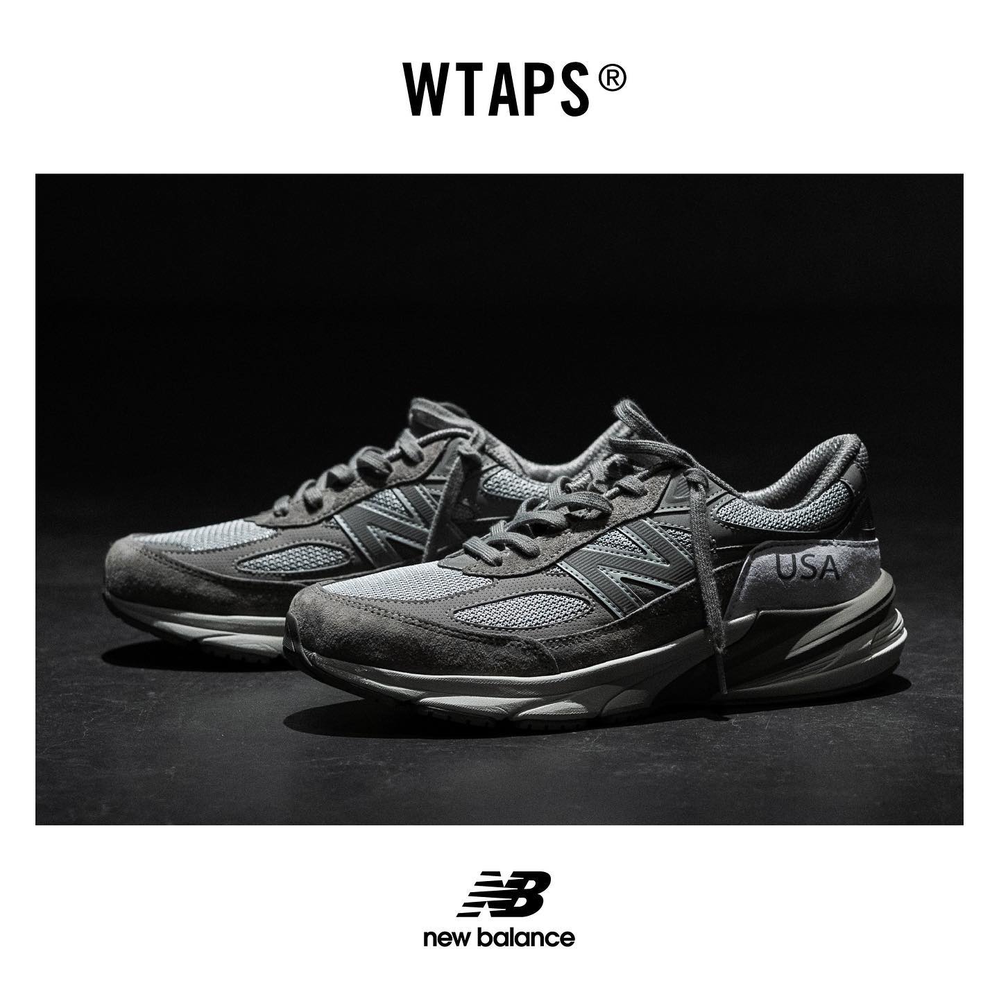 🇺🇸 WTAPS x New Balance 990 v6 - INVINCIBLE Indonesia